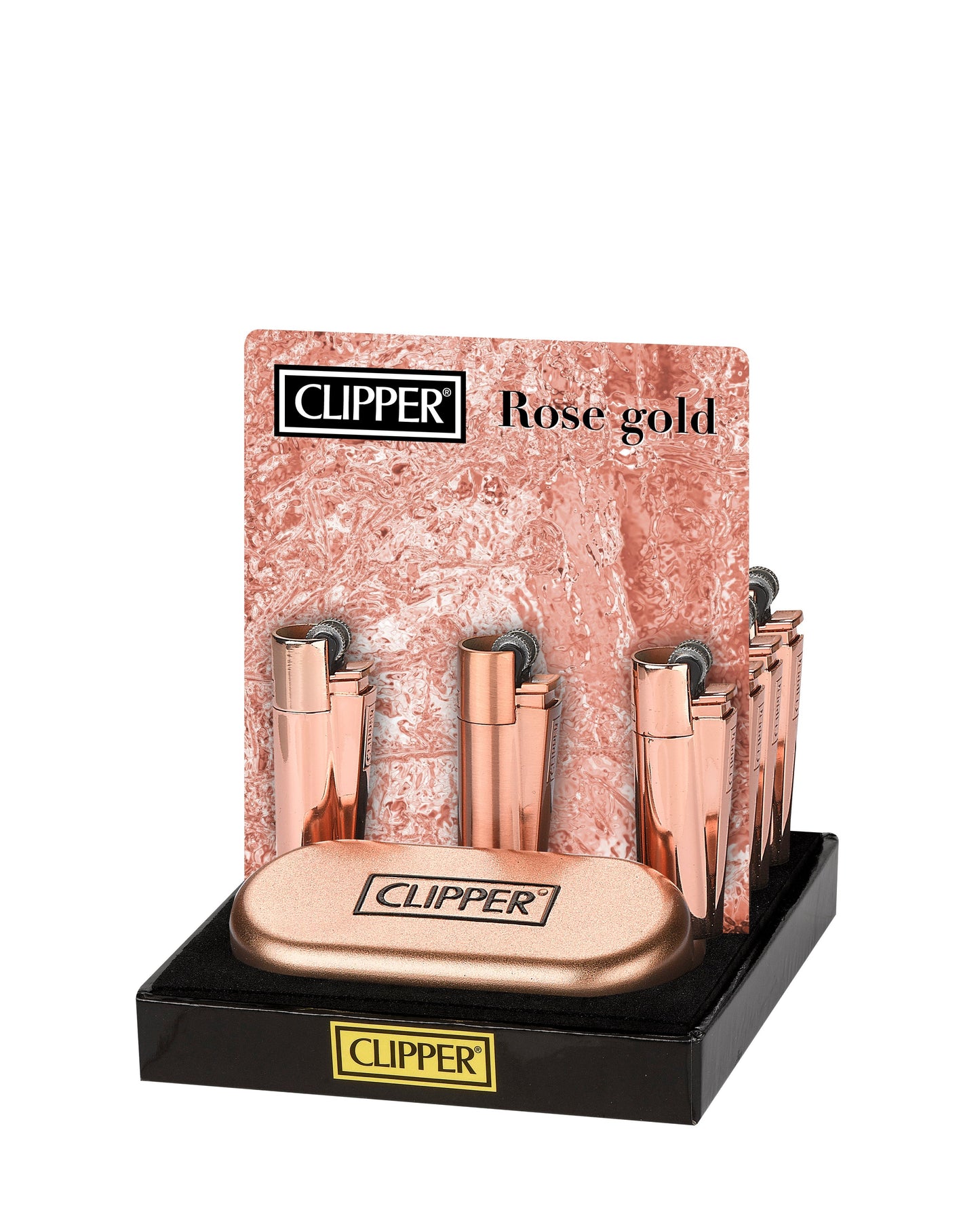 Clipper Classic Large | Metal - Rose Gold - Matte / Shiny