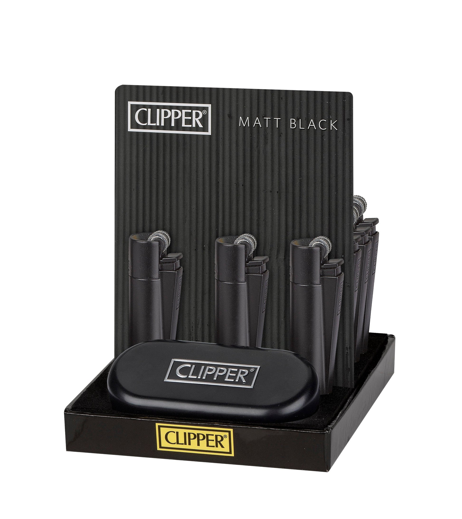 matte black refillable lighter